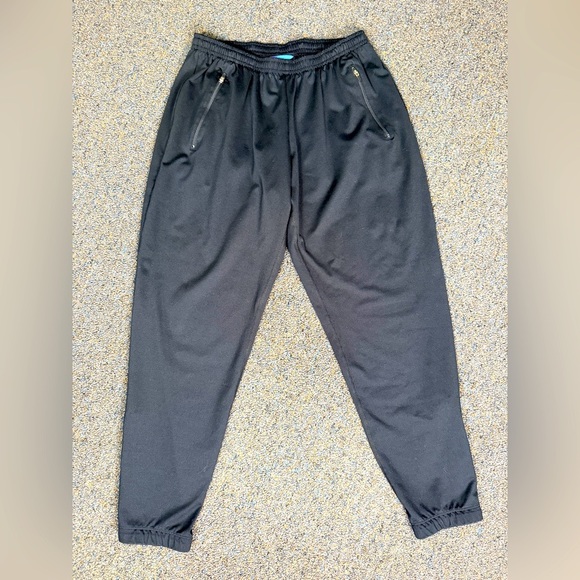 Title Nine Womens Jogger Pants Zip Pockets Elastic Waist Zip Ankle Medium Petite - Picture 1 of 10